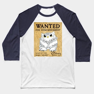 WANTED: Owl Bear Baseball T-Shirt